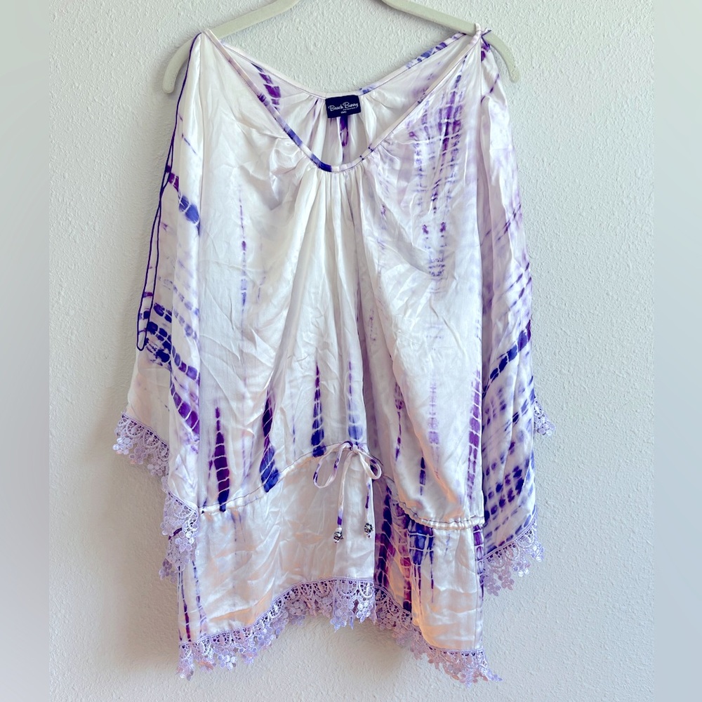 Beach Bunny Swimwear Tuesday Dye Silk Tunic Size M.